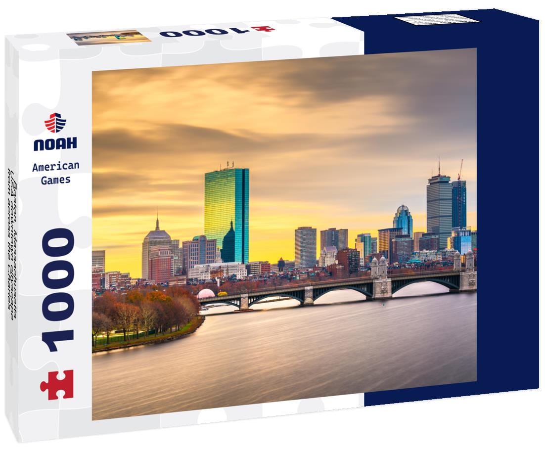 Noah Jigsaw Puzzle Boston, Massachusetts, USA downtown cityscape from across the Charles River at dawn 1000 pieces