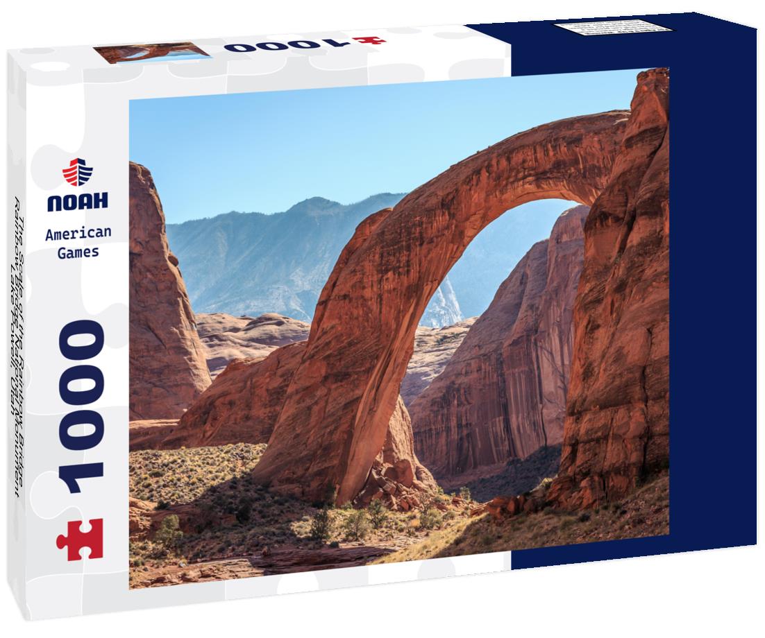 Noah Jigsaw Puzzle The Scale of the Rainbow Bridge, Rainbow Bridge National Monument, Lake Powell, Utah 1000 pieces