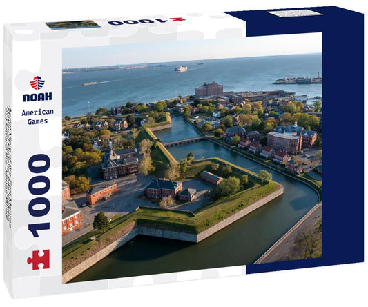 Noah Jigsaw Puzzle Aerial View of the Fort Monroe National Historic Site looking out toward the James River 1000 pieces