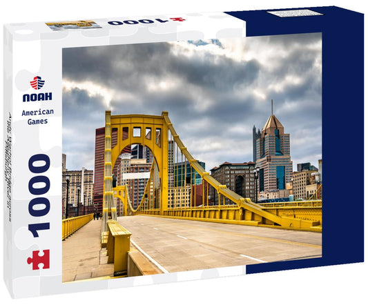 Noah Jigsaw Puzzle Andy Warhol Bridge across the Allegheny River in Pittsburgh - Pennsylvania, United States 1000 pieces