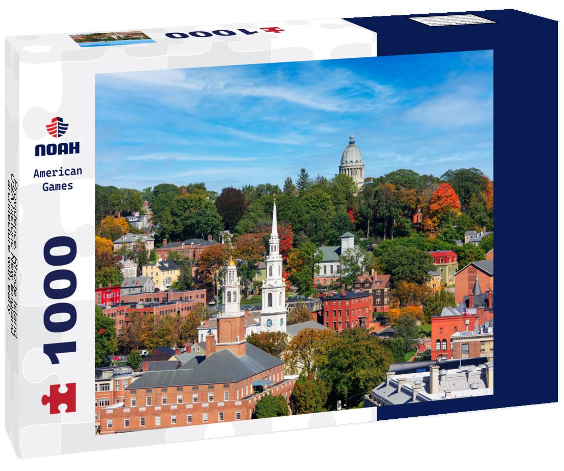 Noah Jigsaw Puzzle Providence, Rhode Island, USA historic New England architecture with early autumn foliage 1000 pieces