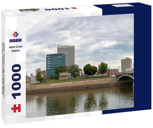 Noah Jigsaw Puzzle Cedar Rapids, city in the state of Iowa, United States of America, as seen across the Cedar River 1000 pieces