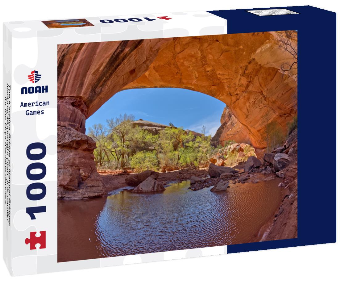 Noah Jigsaw Puzzle The Kachina Bridge at Natural Bridges National Monument Utah. It is named for the Hopi Kachina dancers 1000 pieces