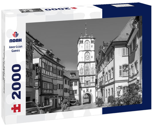 Noah Jigsaw Puzzle Wangen im Allgäu, Germany in black white 2000 pieces