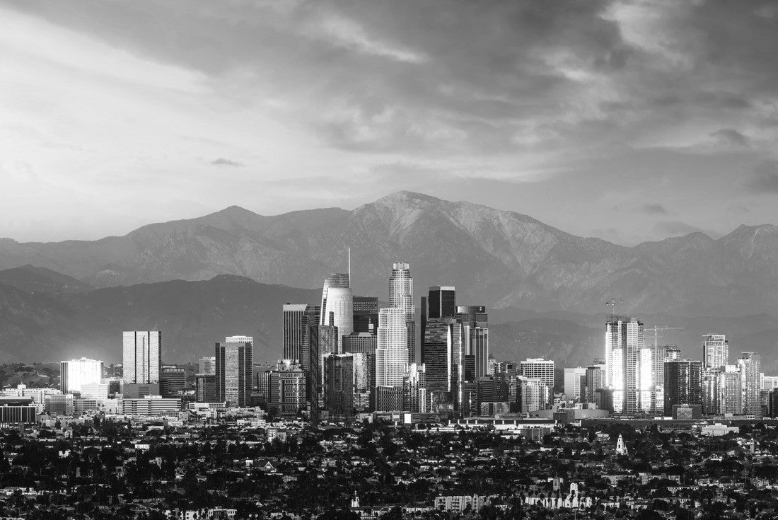 Los Angeles Skyline in California 2000pc PuzzleBlack and White