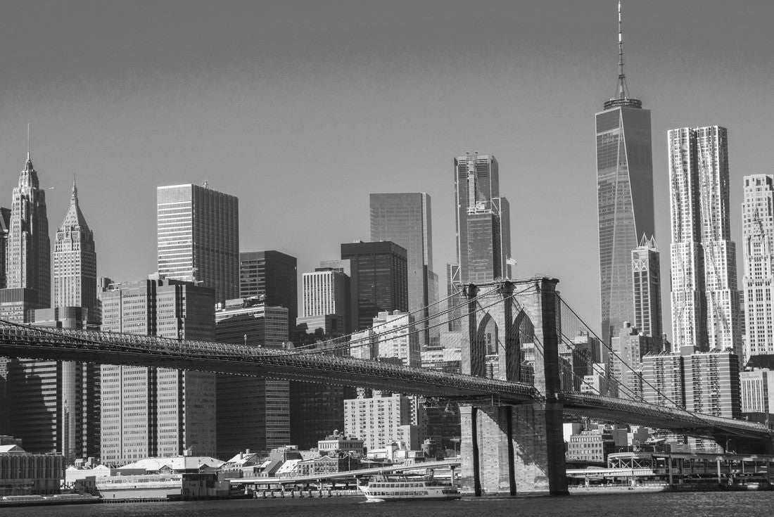 Noah Jigsaw Puzzle Brooklyn Bridge in NYC (Brooklyn Side) in black white 2000 pieces