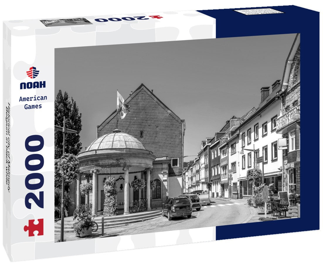 Historical city of Malmedy, Belgium 2000pc PuzzleBlack and White