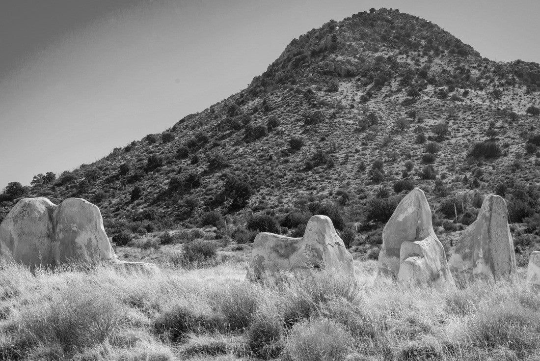 Ruins at Fort Bowie National Historic Site in southeastern Arizona 2000pc PuzzleBlack and White