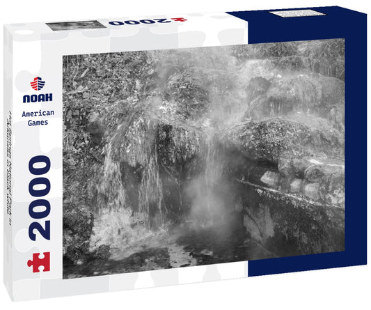 Noah Jigsaw Puzzle Hot Springs National Park in Arkansas in black white 2000 pieces