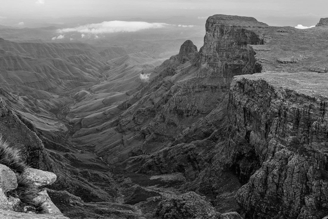 Noah Jigsaw Puzzle The Drakensberg is the eastern portion of the Great Escarpment, which encloses the central Southern African plateau in black white 2000 pieces