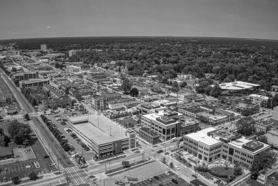 Dearborn, Michigan in Summer 2000pc PuzzleBlack and White