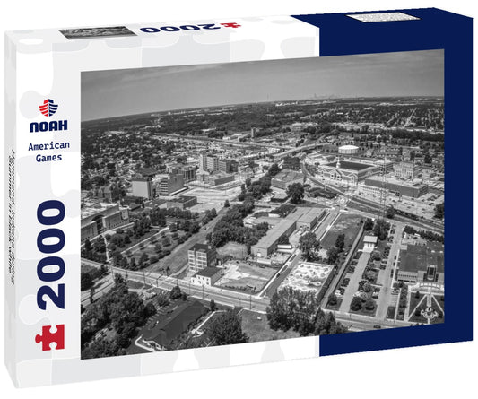 Noah Jigsaw Puzzle Hammond, Indiana during Summer in black white 2000 pieces