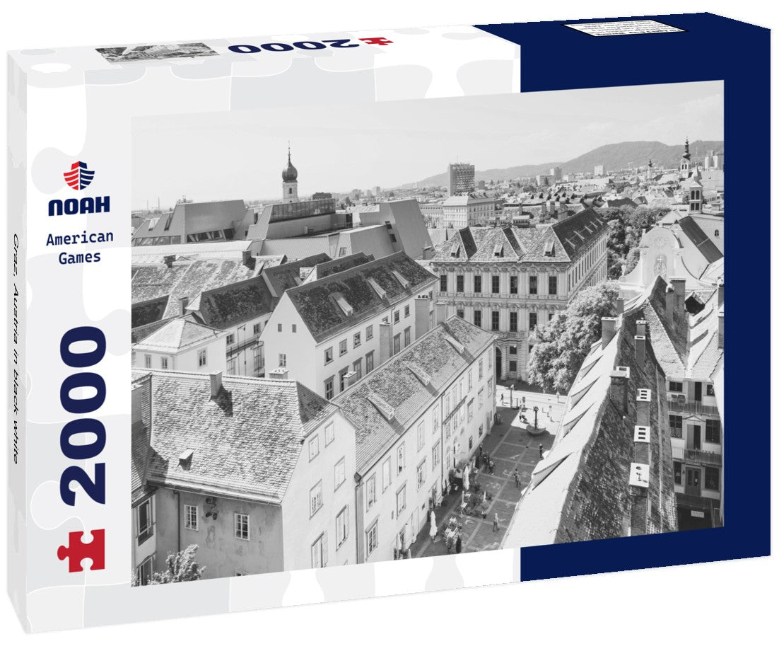Graz, Austria 2000pc PuzzleBlack and White