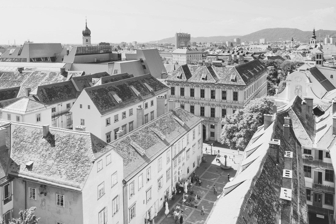 Graz, Austria 2000pc PuzzleBlack and White