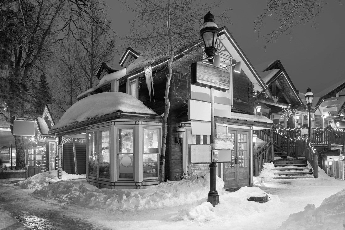 Noah Jigsaw Puzzle Breckenridge, Colorado, USA in black white 2000 pieces
