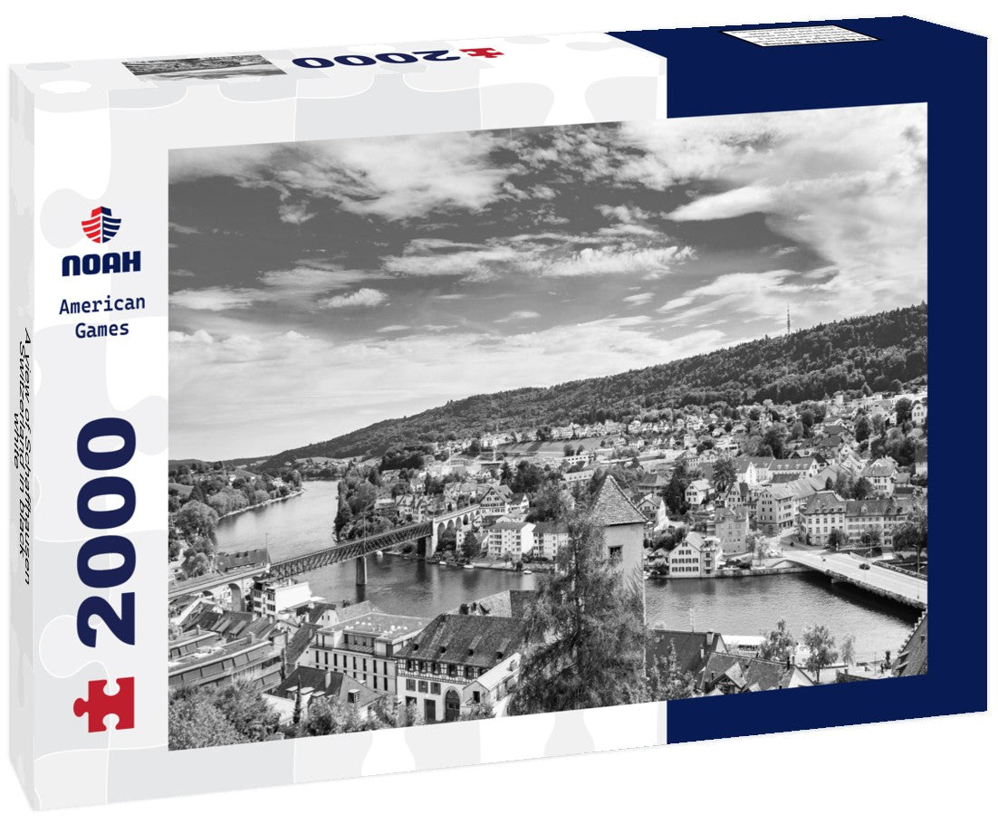 A view of Schaffhausen, Switzerland 2000pc PuzzleBlack and White