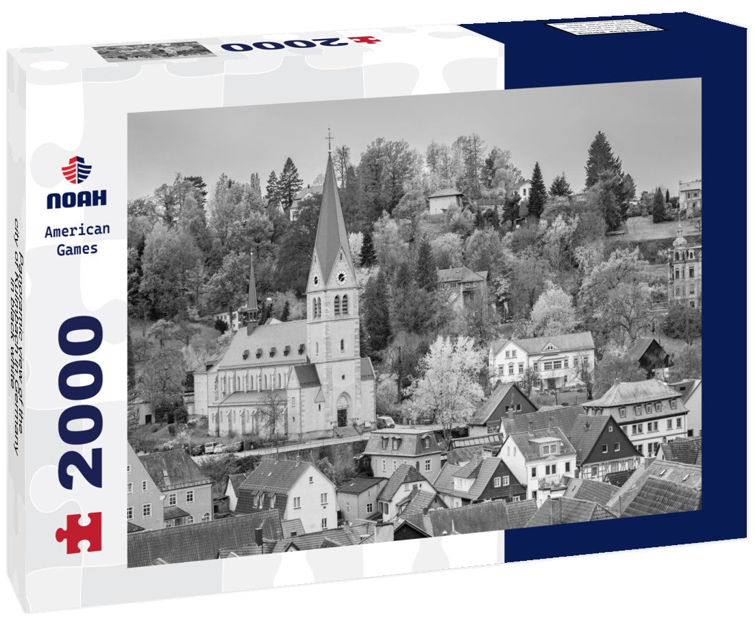 the city of Kulmbach in Germany 2000pc PuzzleBlack and White