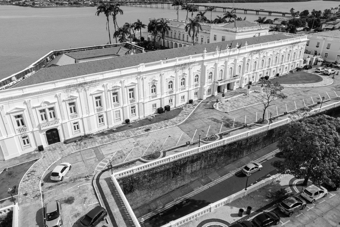 Downtown São Luís, Maranhão, Brazil. Northeast Brazil. Historic center of Sao Luís, Maranhão 2000pc PuzzleBlack and White