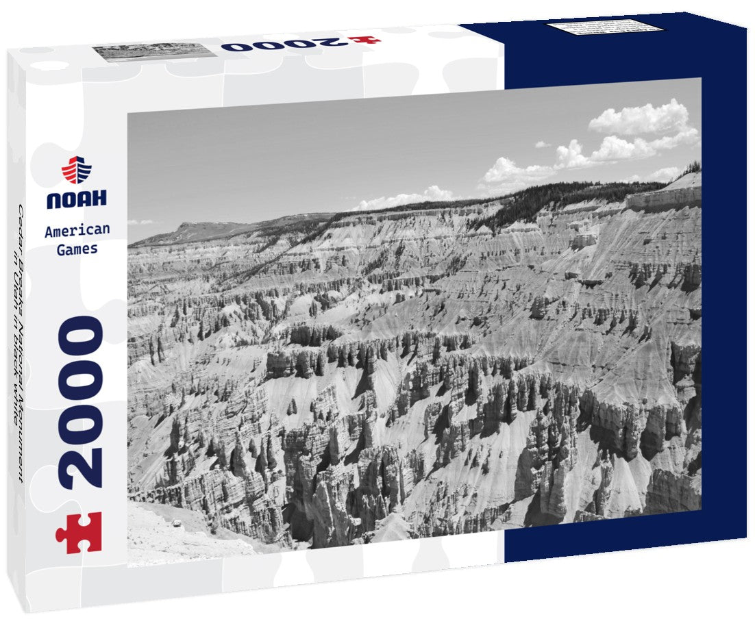 Cedar Breaks National Monument in Utah 2000pc PuzzleBlack and White
