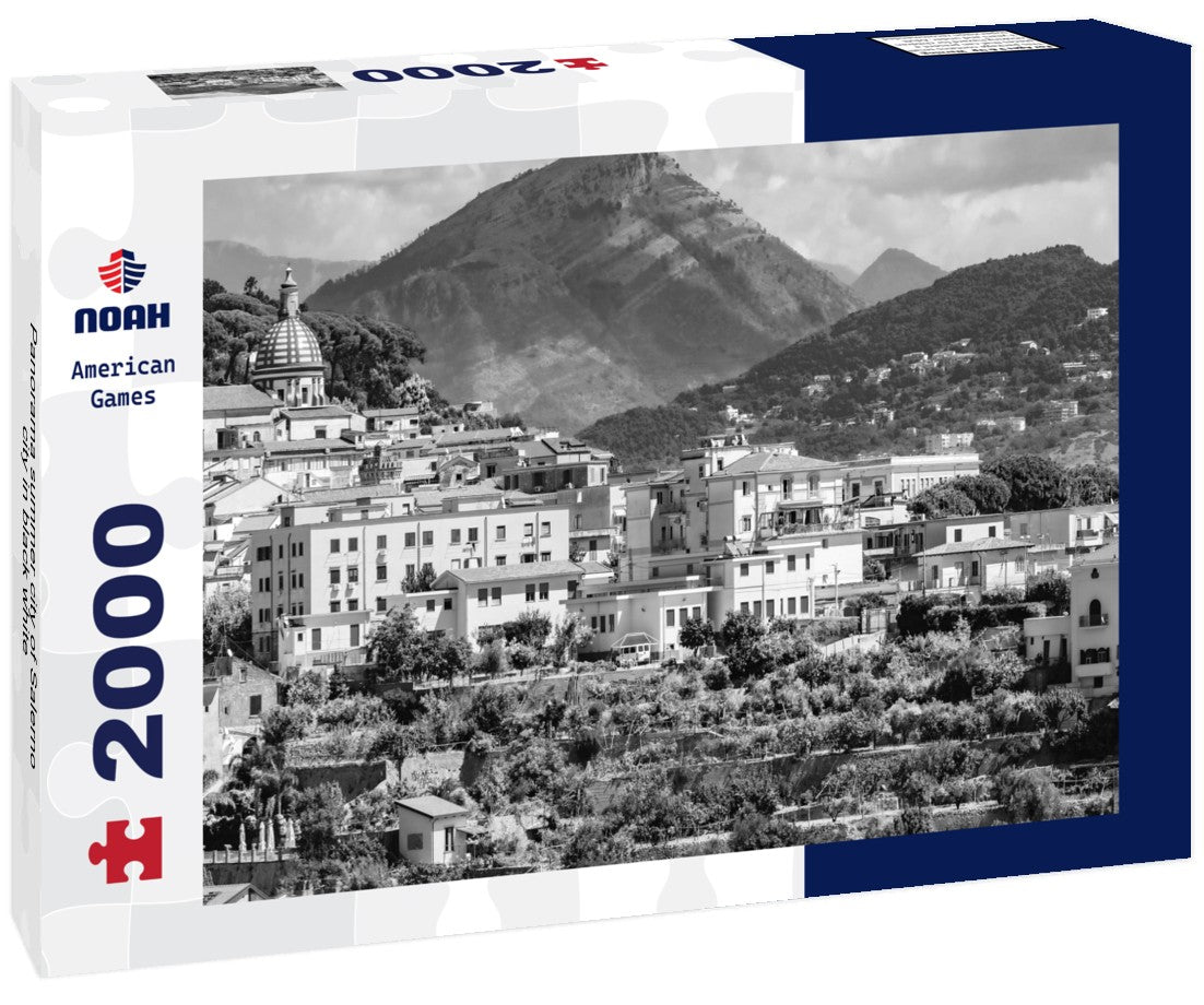 Salerno city in Summer 2000pc PuzzleBlack and White