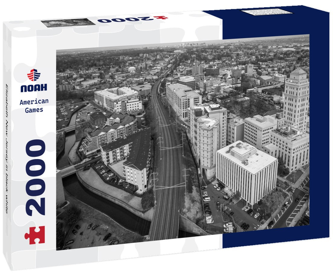 Elizabeth New Jersey 2000pc PuzzleBlack and White