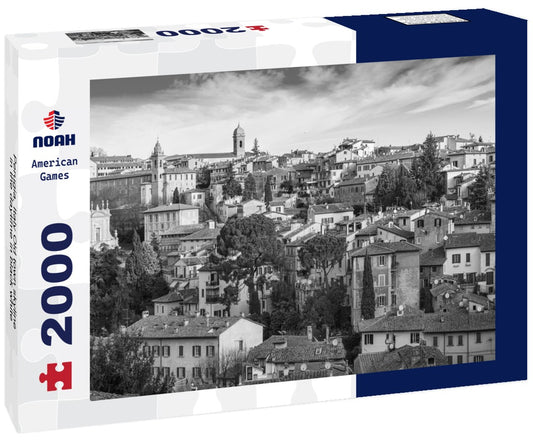 Noah Jigsaw Puzzle Perugia, Italy Old town skyline in the daytime in black white 2000 pieces
