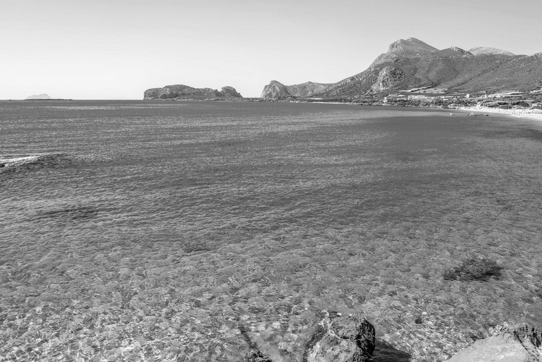 Falasarna Beach, Kissamos, Crete, Greece 2000pc PuzzleBlack and White