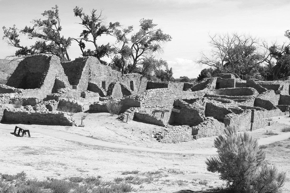 Aztec Ruins National Monument in New Mexico, USA 2000pc PuzzleBlack and White