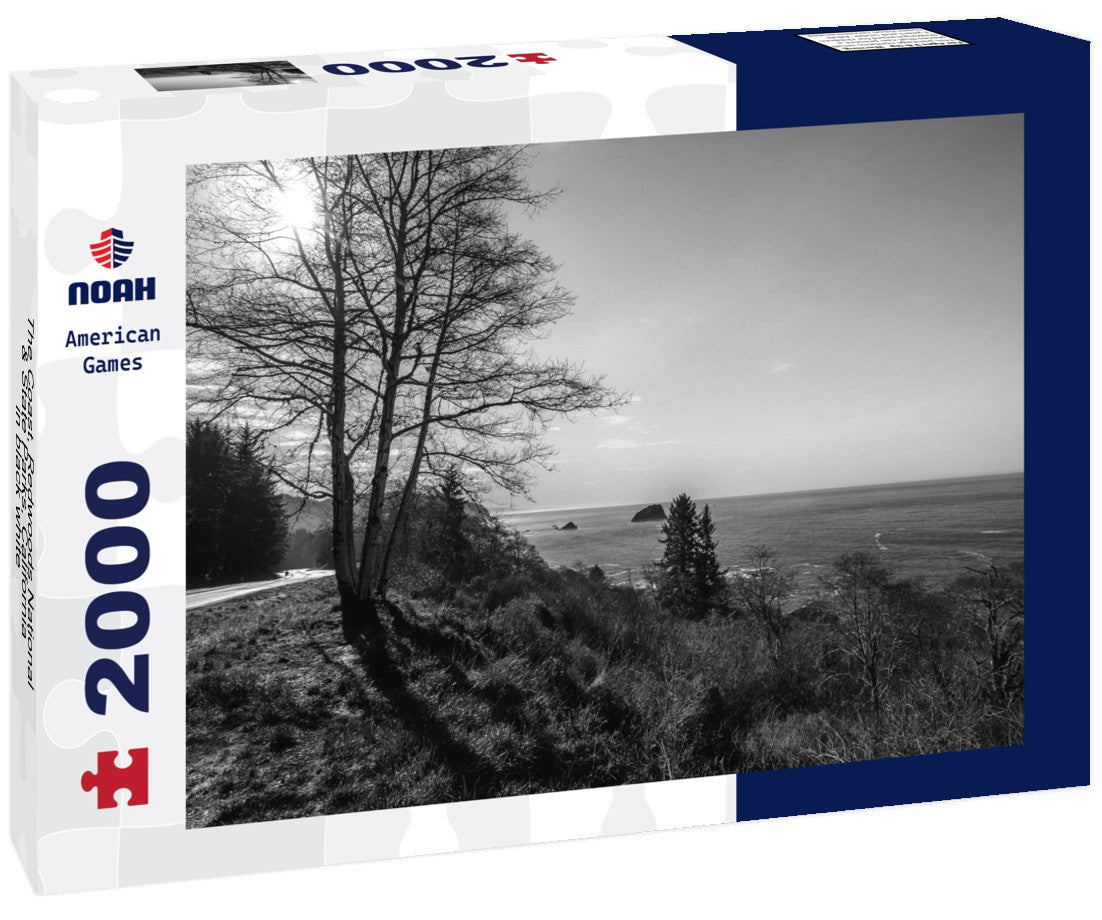 The Coast, Redwoods National & State Parks, California 2000pc PuzzleBlack and White