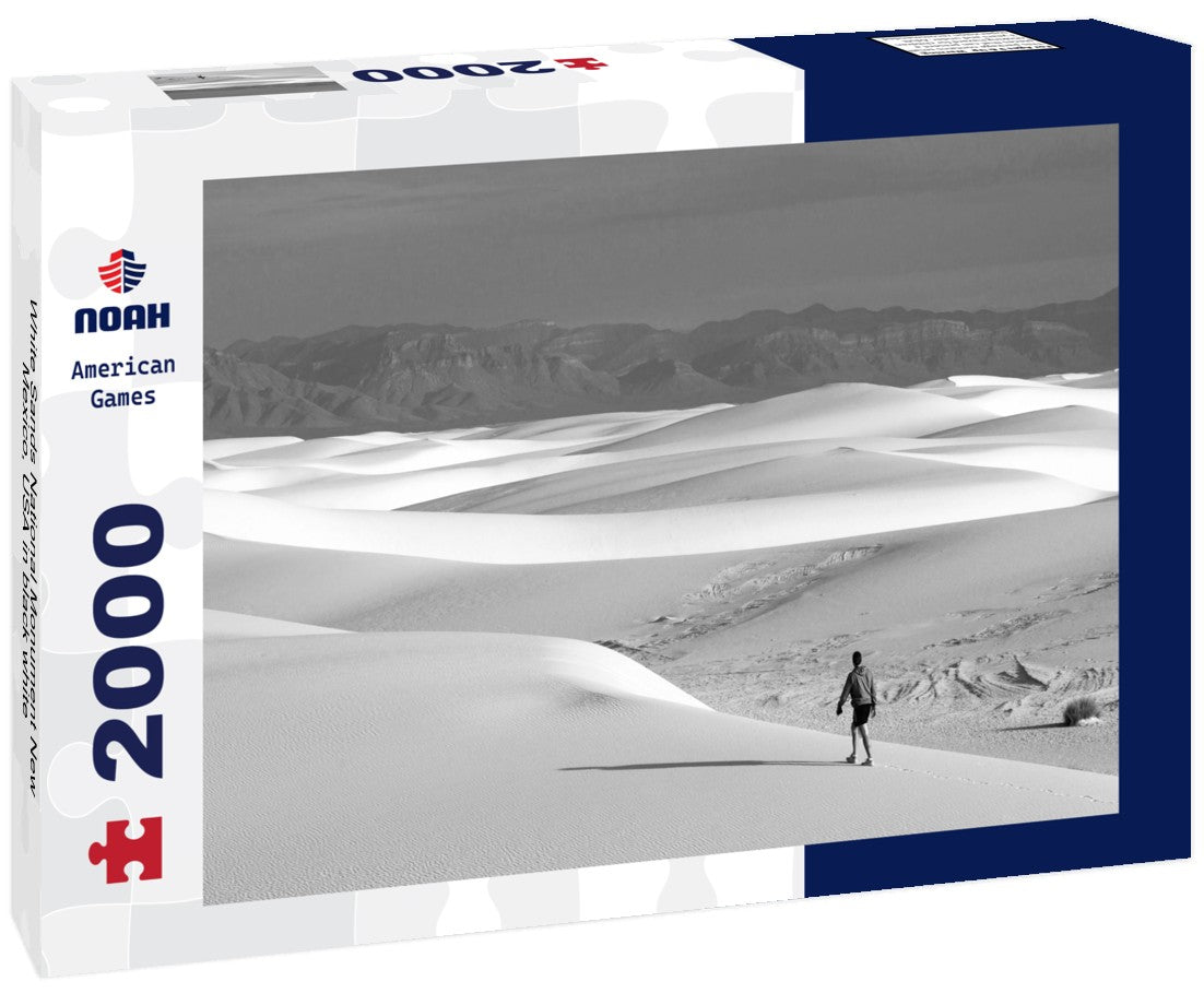 White Sands National Monument New Mexico, USA 2000pc PuzzleBlack and White