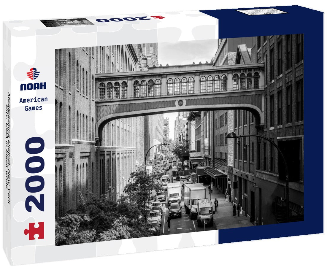 Meatpacking District, New York City, USA 2000pc PuzzleBlack and White