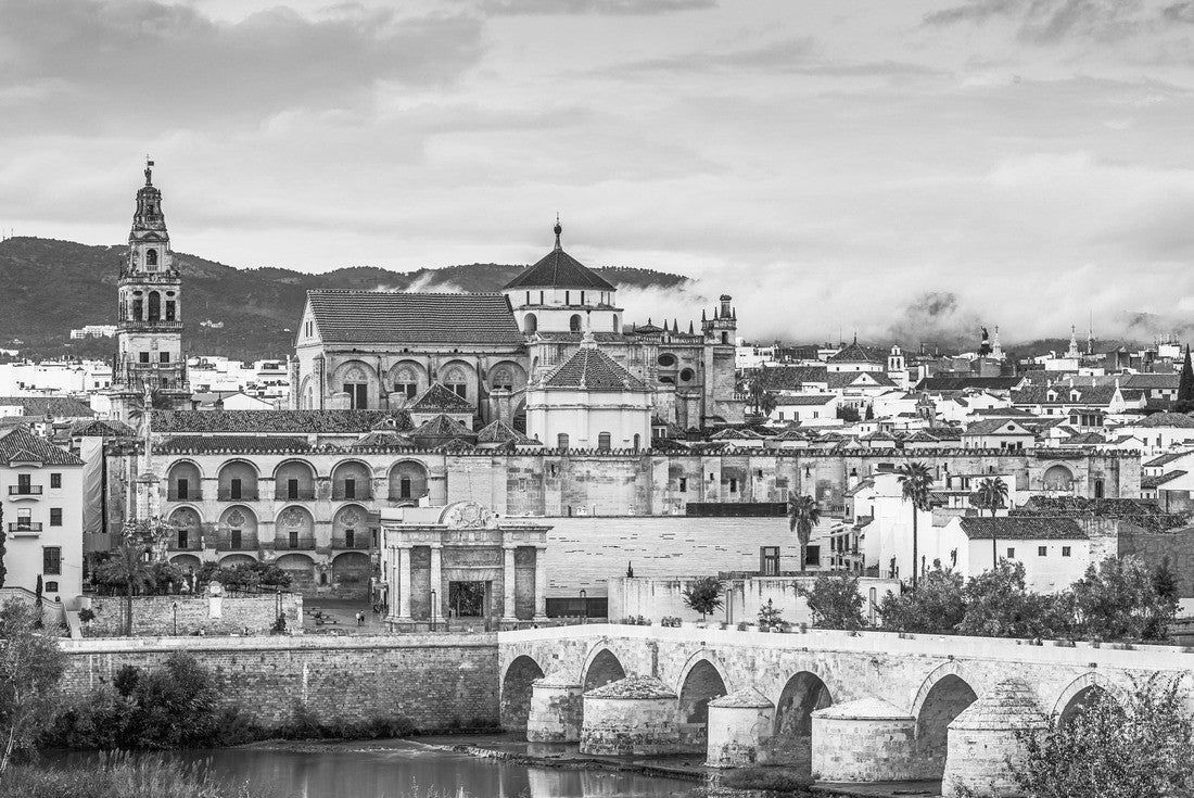 Cordoba, Spain at the Mosque-Cathedral and Roman Bridge 2000pc PuzzleBlack and White