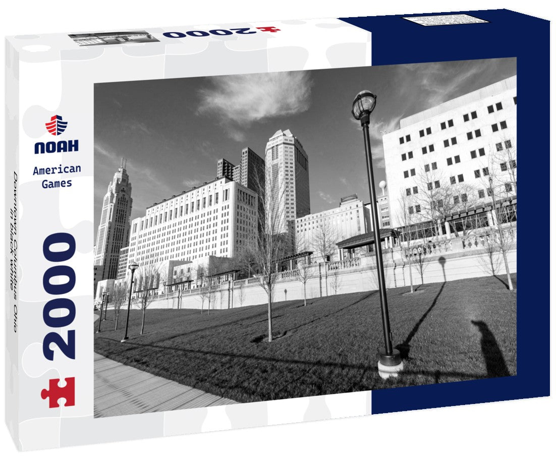 Downtown Columbus Ohio 2000pc PuzzleBlack and White