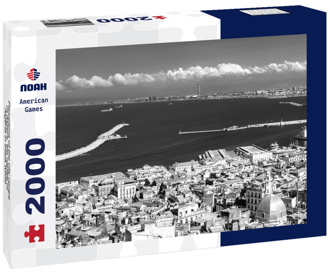 the city centre of Algiers, the capital of Algeria 2000pc PuzzleBlack and White