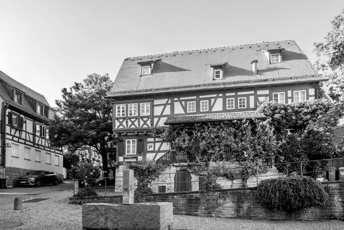 Sindelfingen, Old City, Germany 2000pc PuzzleBlack and White