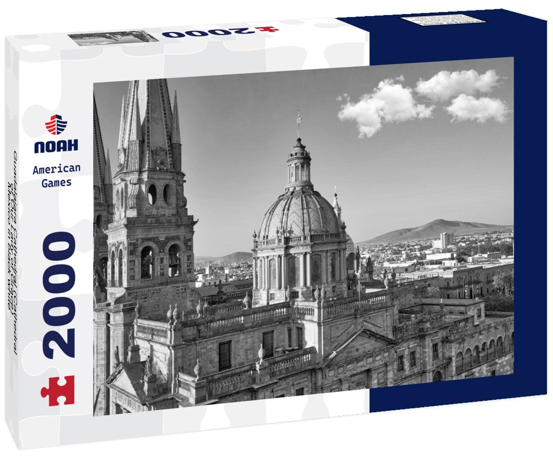 Guadalajara Cathedral (Cathedral of Our Lady of Grace), Mexico 2000pc PuzzleBlack and White