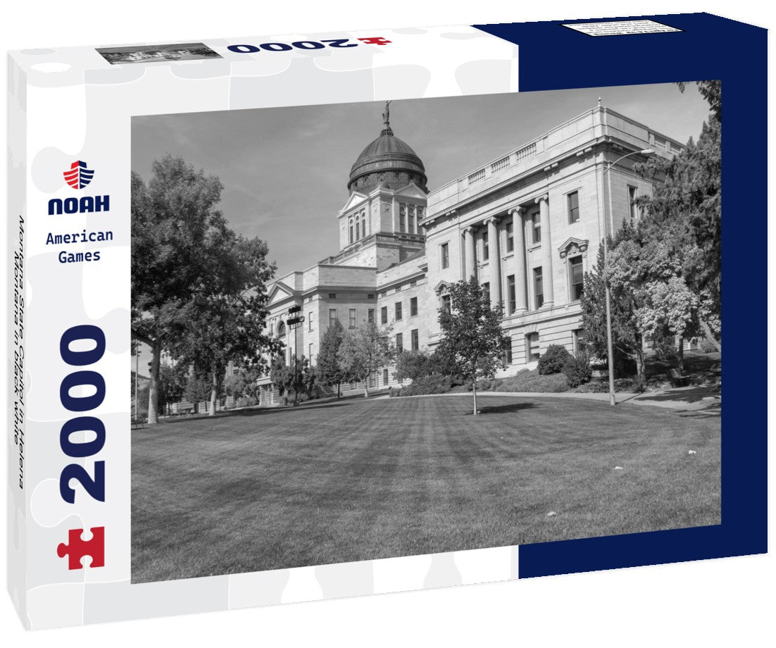 Montana State Capitol in Helena Montana 2000pc PuzzleBlack and White