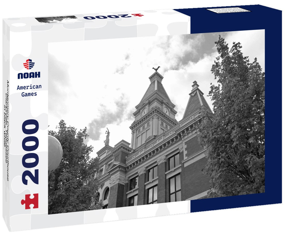 Montgomery County Courthouse, Clarksville, Tennessee 2000pc PuzzleBlack and White