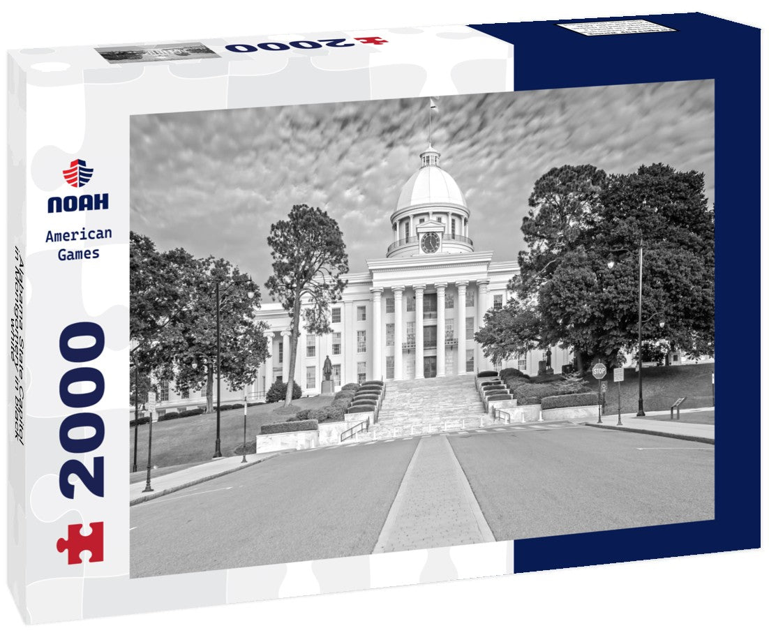 Alabama State Capitol in Montgomery 2000pc PuzzleBlack and White