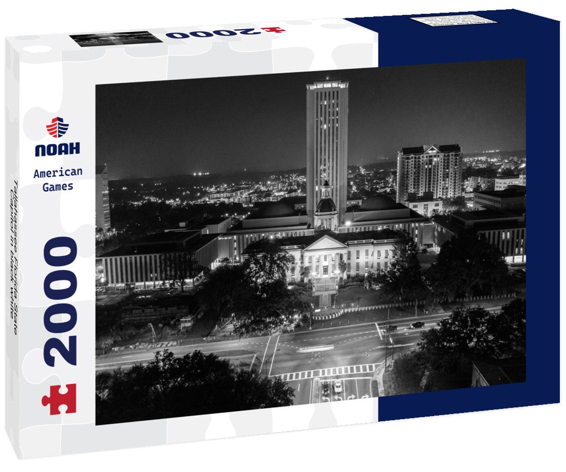 Tallahassee Florida State Capitol 2000pc PuzzleBlack and White