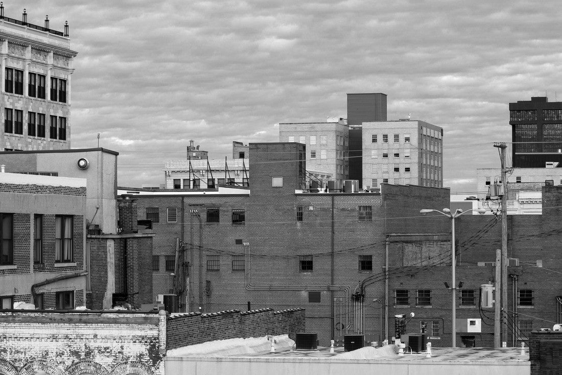 skyline Springfield Missouri 2000pc PuzzleBlack and White