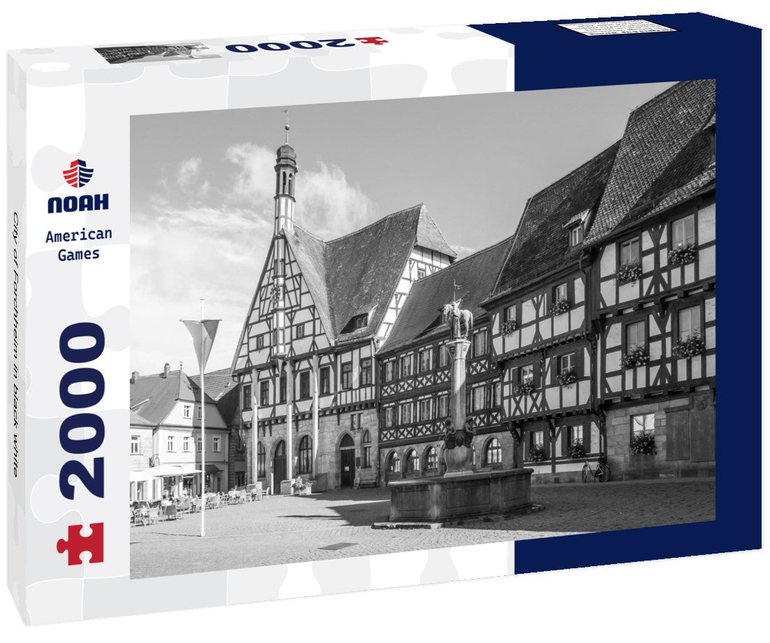 City of Forchheim 2000pc PuzzleBlack and White