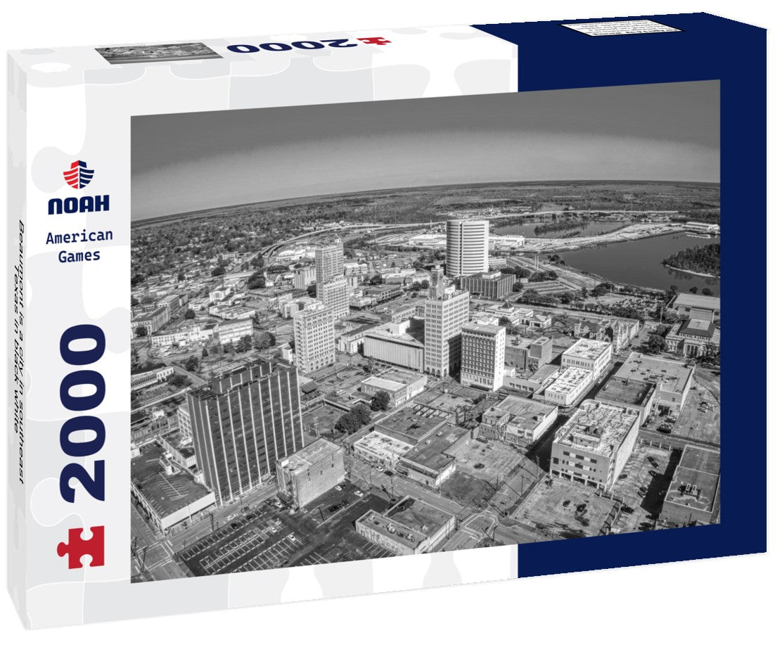Beaumont is a city in southeast Texas 2000pc PuzzleBlack and White