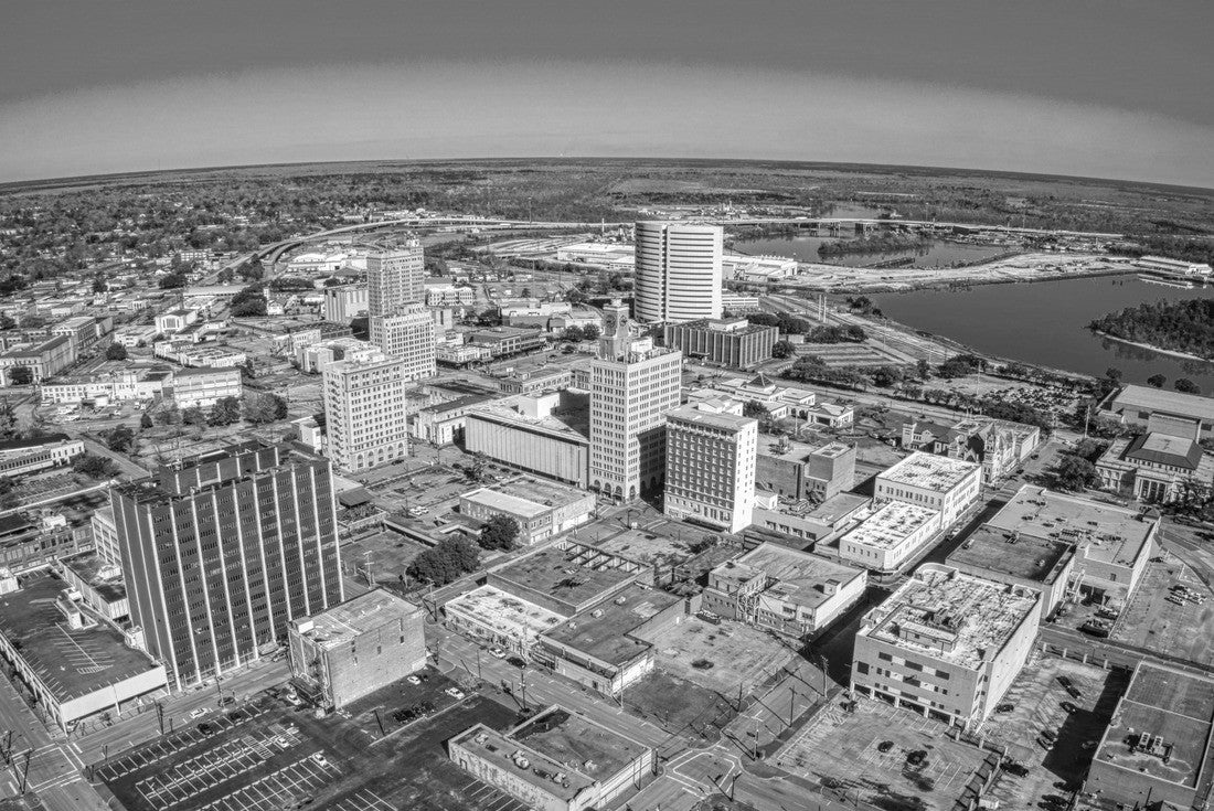 Beaumont is a city in southeast Texas 2000pc PuzzleBlack and White