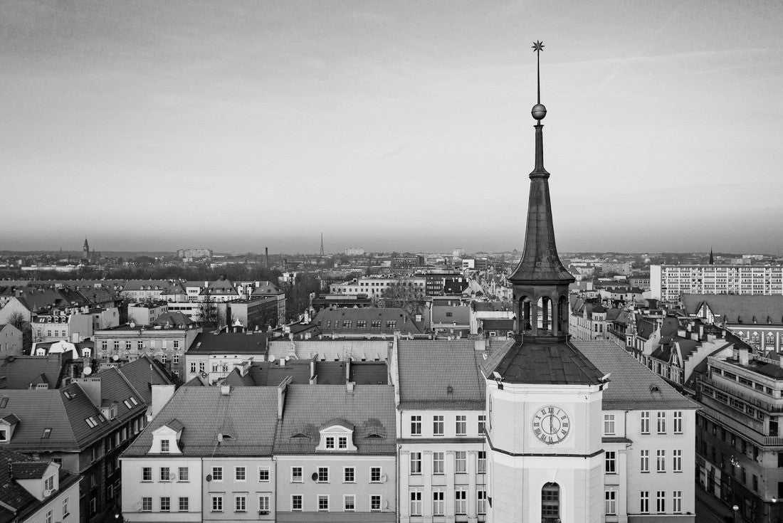 Gliwice market square. Gliwice, Silesia, Poland 2000pc PuzzleBlack and White