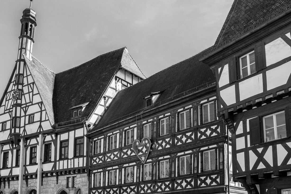 City Town Hall from Forchheim 2000pc PuzzleBlack and White