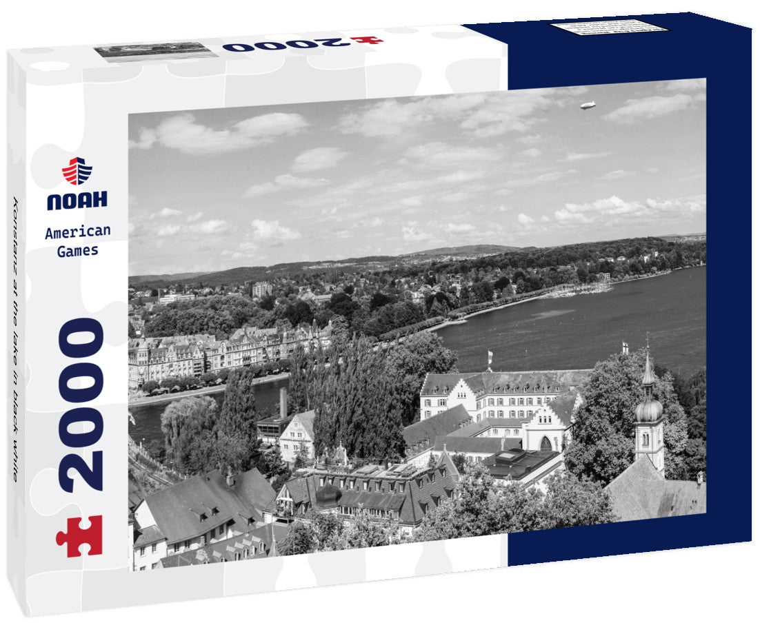 Konstanz at the lake 2000pc PuzzleBlack and White