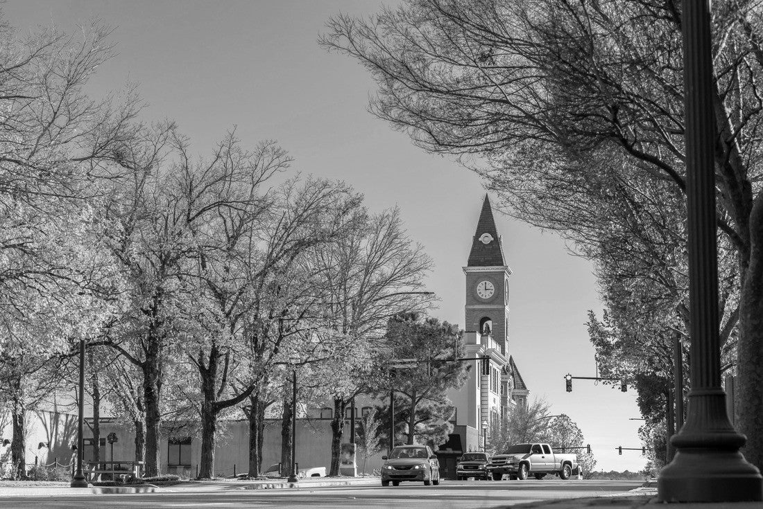 Fayetteville Arkansas Downtown Washington County Court House 2000pc PuzzleBlack and White