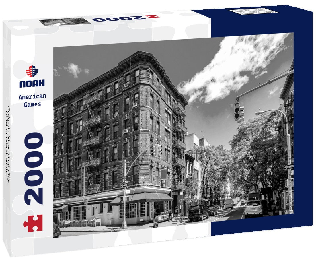 Soho in New York City, USA 2000pc PuzzleBlack and White