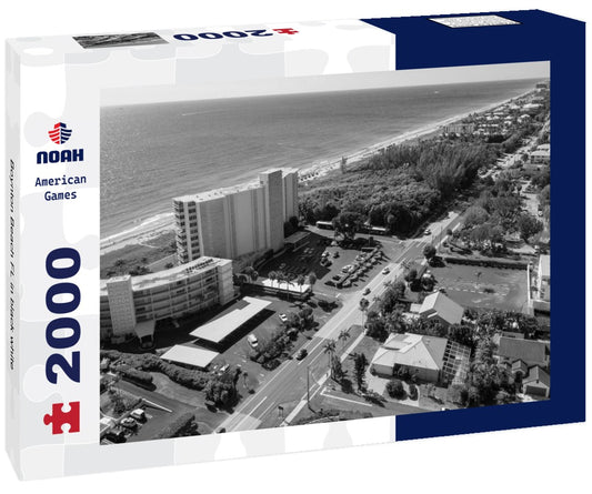 Noah Jigsaw Puzzle Boynton Beach FL in black white 2000 pieces